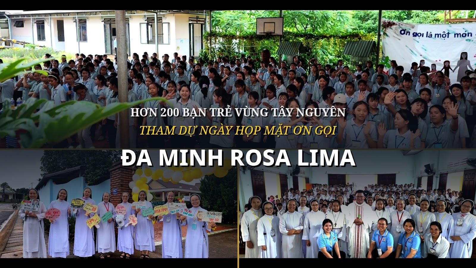Hơn 200 bạn trẻ vùng Tây Nguyên tham dự NGÀY HỌP MẶT ƠN GỌI ĐA MINH ROSA LIMA